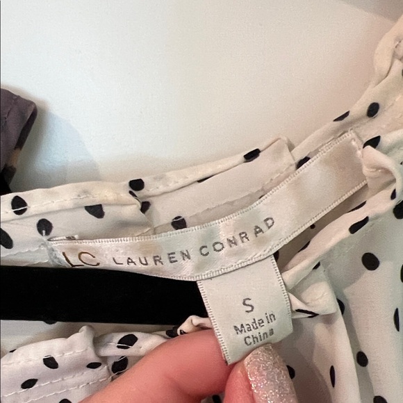 LC Lauren Conrad Polka Dot Blouses - Picture 2 of 5